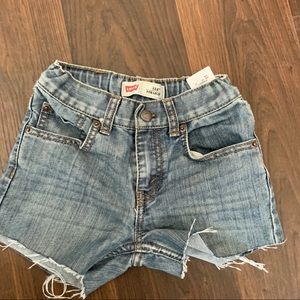 Levi’s vintage cut off denim shorts kids 6